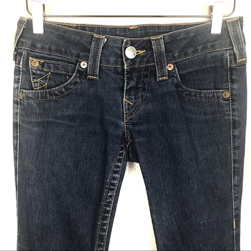 True Religion Joey Bootcut Jeans Dark Wash Size 26 Y2K - Picture 4 of 8